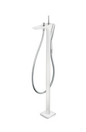 Hansgrohe PuraVida egykaros, króm/fehér szabadonálló kádcsaptelep 15473 400 (15473400)