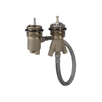 Hansgrohe alaptest 2-lyukú termosztátos peremre szerelhető kádcsaptelephez 13550 180 (13550180)