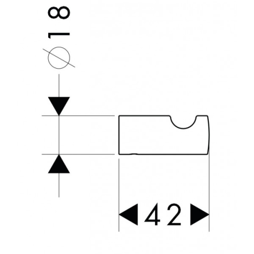 Hansgrohe PuraVida akasztó 41501 000 (41501000)