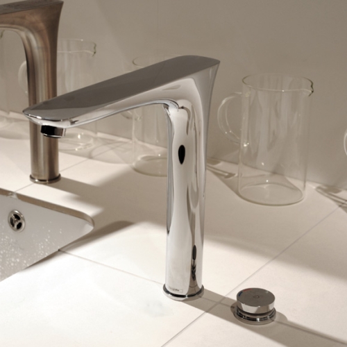 Hansgrohe PuraVida 2-lyukú króm elektronikus konyhai csaptelep 230 V-os hálózati csatlakozással 15805 000 (15805000)