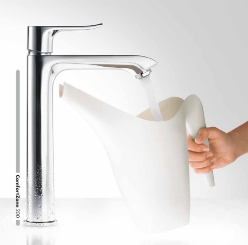 Hansgrohe Metris egykaros magasított mosdócsaptelep 200 31183 000 (31183000)