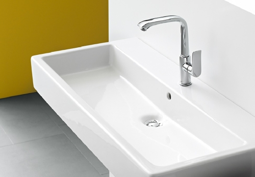 Hansgrohe Metris Egykaros magasított mosdócsaptelep 230 push-open lefolyó-garnitúrával 31187 000 (31187000)