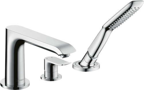 Hansgrohe Metris 3-lyukú peremre szerelhető egykaros kádcsaptelep 31190 000 (31190000)