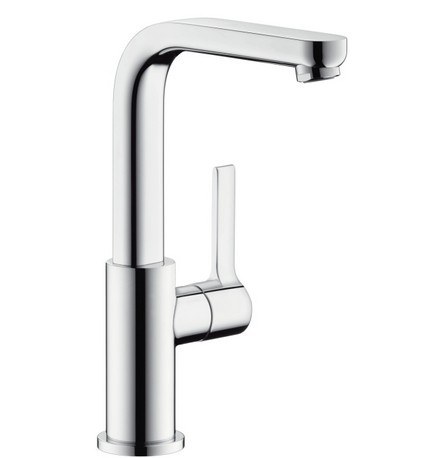 Hansgrohe Metris S egykaros magasított mosdócsaptelep 120°-ban elforgatható kifolyóval push-open 31161 000 (31161000)