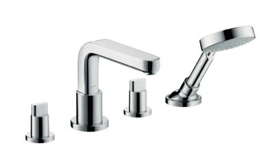 Hansgrohe Metris S 4-lyukú, peremre szerelhető kádcsaptelep 31446 000 (31446000)