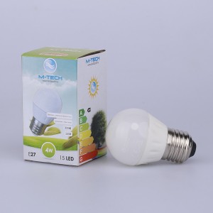 M-Tech E27 Global G45 15 LED SMD 230V, 3,5W, 280Lm Meleg Fehér 3000K, MTL472 led izzó