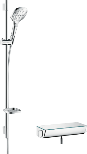 Hansgrohe Ecostat Select Combi króm 0.90 m Raindance Select E 120 3jet kézizuhannyal 27039 000 (27039000)