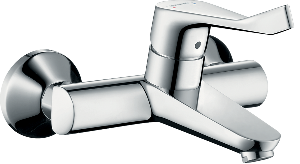 Hansgrohe Focus Care Egykaros orvosi mosdócsaptelep fali szereléshez extra hosszú fogantyúval 31913 000 (31913000)