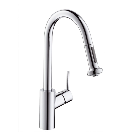 Hansgrohe Talis S2 Variarc Egykaros konyhai króm csaptelep kihúzható zuhanyfejjel 14877 000 (14877000)