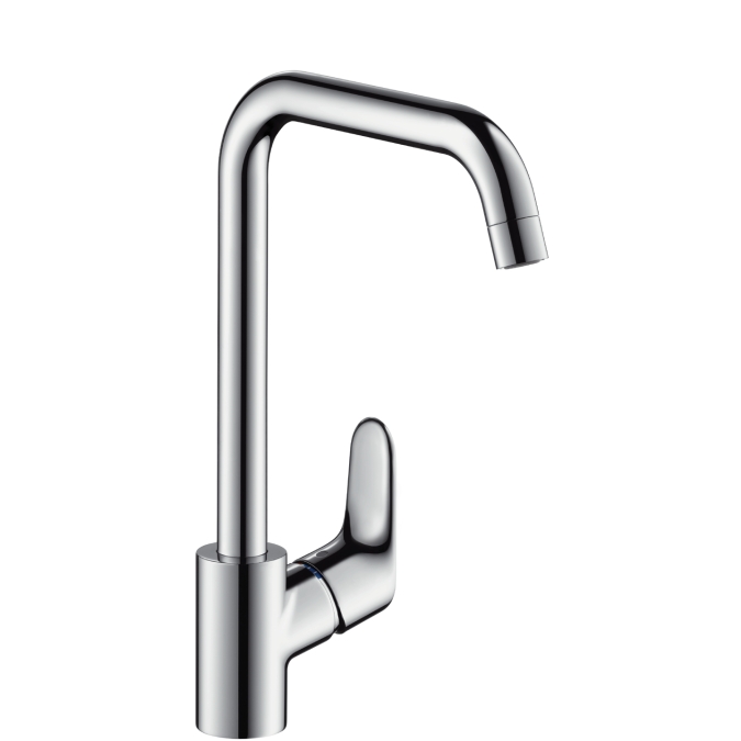 Hansgrohe Focus Egykaros rozsdamentes acél hatású konyhai csaptelep elektromos, átfolyós vízmelegítőkhöz 31822 800 (31822800)
