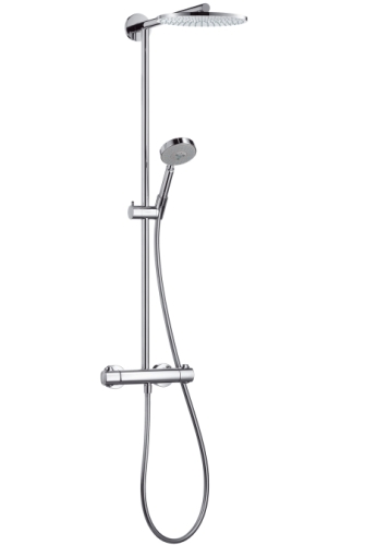 Hansgrohe Raindance S Showerpipe 180 termosztátos zuhanyrendszer EcoSmart 27165 000 (27165000)