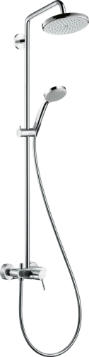 Hansgrohe Croma 220 Air 1jet Showerpipe zuhanyrendszer egykaros csapteleppel 27222 000 (27222000)