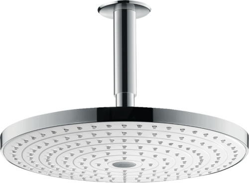 Hansgrohe Raindance Select S 300 2jet fehér/króm fejzuhany 100 mm mennyezeti csatlakozóval 27337 400 (27337400)