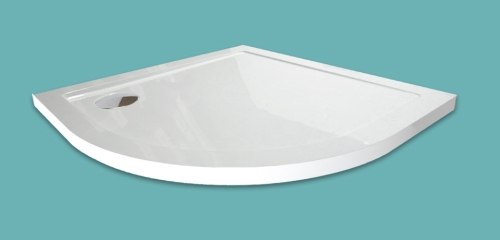 Wellis Cassini / Vigo 90x90x4 cm-es negyedköríves lapos zuhanytálca WC00301
