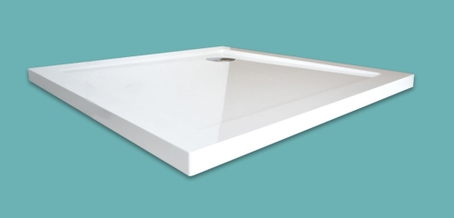 Wellis Gemini 90x90x4 cm-es lapos zuhanytálca WC00299