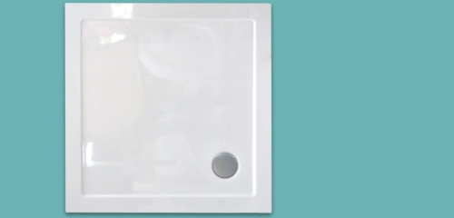 Wellis Gemini 90x90x4 cm-es lapos zuhanytálca WC00299