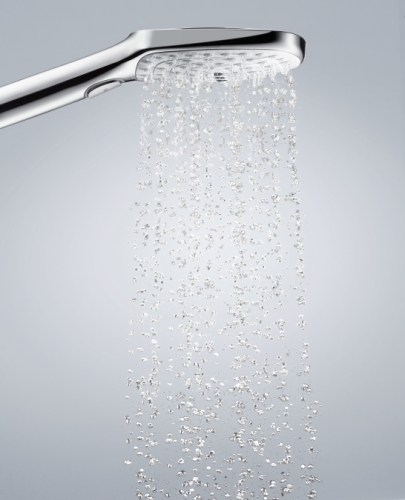 Hansgrohe Raindance Select E 120 3jet fehér/króm kézizuhany EcoSmart 9 l/perc 26521 400 (26521400)