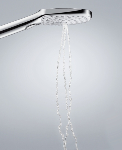 Hansgrohe Raindance Select E 120 3jet fehér/króm kézizuhany EcoSmart 9 l/perc 26521 400 (26521400)