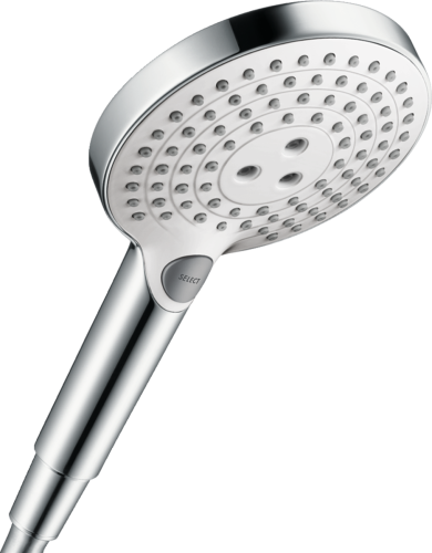Hansgrohe Raindance Select S 120 3jet fehér/króm kézizuhany EcoSmart 9 l/perc 26531 400 (26531400)
