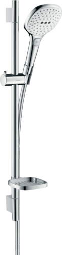 Hansgrohe Raindance Select E 120 3jet / Unica’S Puro 0.65 m fehér/króm zuhanyszett 26620 400 (26620400)