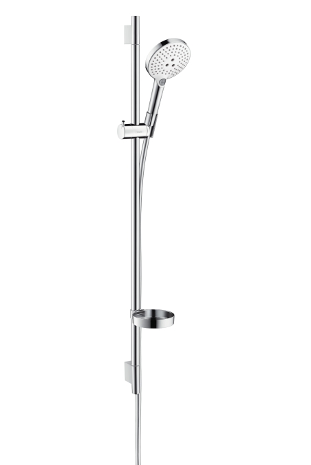 Hansgrohe Raindance Select S 120/Unica‘S Puro fehér/króm zuhanyszett EcoSmart 9 l/perc, 0,90 m 26633 400 (26633400)