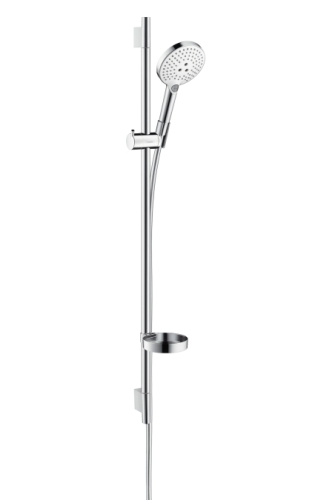 Hansgrohe Raindance Select S 120/Unica‘S Puro fehér/króm zuhanyszett EcoSmart 9 l/perc, 0,90 m 26633 400 (26633400)