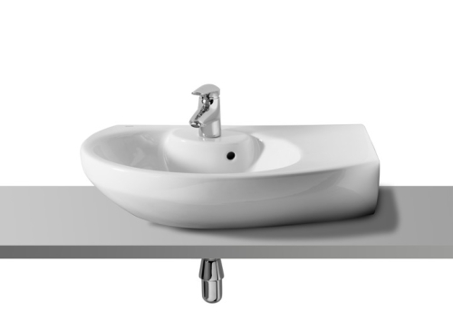 Roca Dama Senso Compacto 68x42,5 cm-es aszimmetrikus jobbos mosdó 7327519000