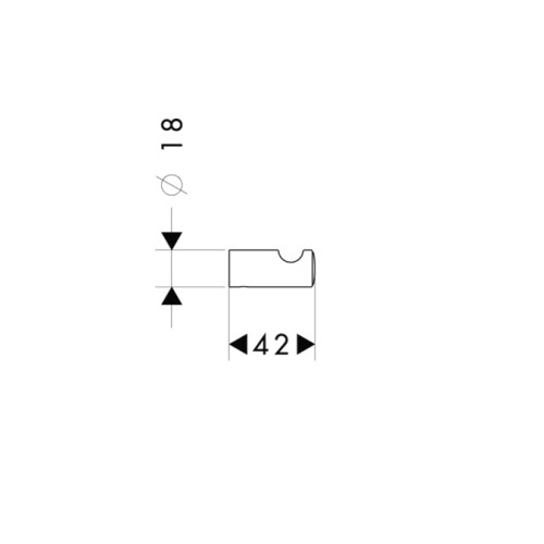 Hansgrohe Logis Classic Akasztó 41611 000 (41611000)