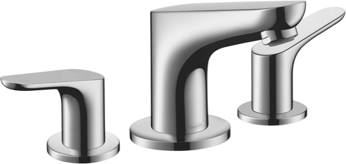 Hansgrohe Focus 3-lyukú mosdócsaptelep 100 automata lefolyó-garnitúrával 31937 000 (31937000)
