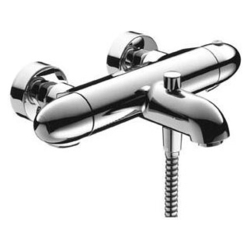Hansgrohe Ecomax termosztátos kád- és zuhanycsaptelep falsíkon kívüli szereléshez 13354 000 (13354000)