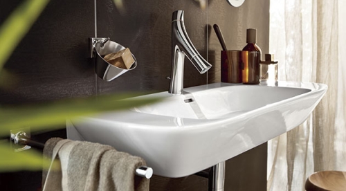 Hansgrohe AXOR Starck Organic Kétkaros mosdócsaptelep 280 automata lefolyó-garnitúrával 12010000