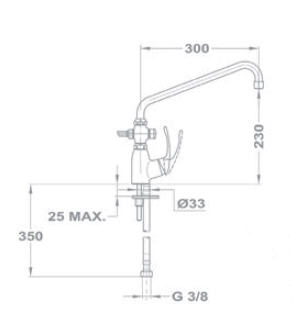 Mofém Junior Eco 155-0009-02 kád-mosdó (KMT) csaptelep zuhanyszett nélkül
