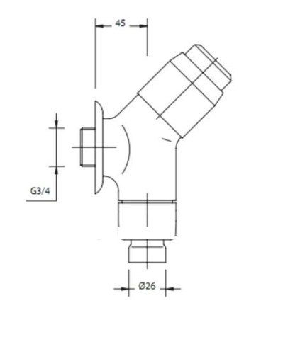 Mofém Automata WC öblitő szelep 166-0003-00