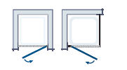 HSK Style 80-as zuhanyajtó
