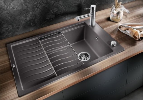 BLANCO ELON XL 6S Silgranit mosogató dugókiemelővel (jázmin, #518740)