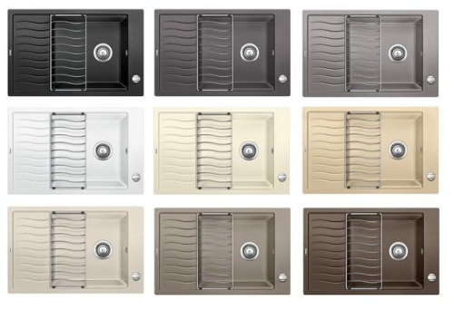 BLANCO ELON XL 6S Silgranit mosogató dugókiemelővel (jázmin, #518740)