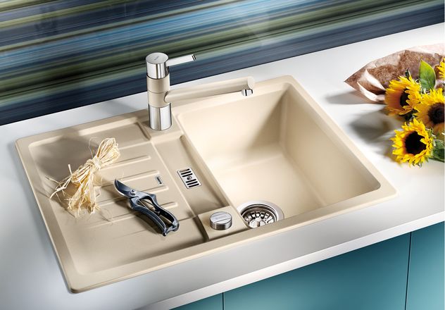 BLANCO LEXA 40S Silgranit mosogató dugókiemelővel (kávé, #518630)