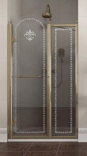 Sapho ANTIQUE 100 cm-es zuhanyajtó fix résszel (GQ4610)