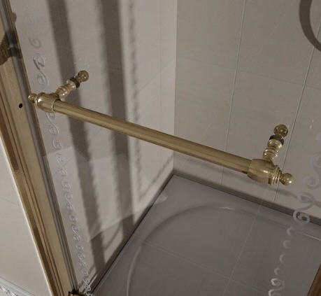 Sapho ANTIQUE 100 cm-es zuhanyajtó fix résszel (GQ4610)