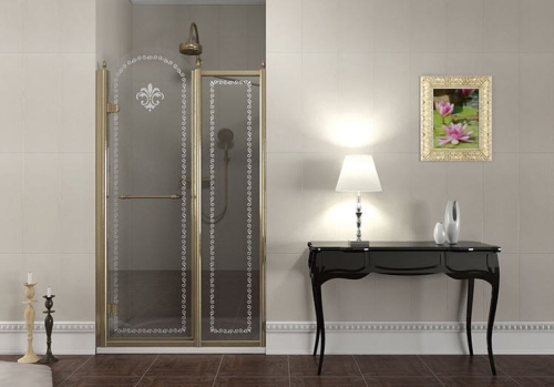 Sapho ANTIQUE 100 cm-es zuhanyajtó fix résszel (GQ4610)