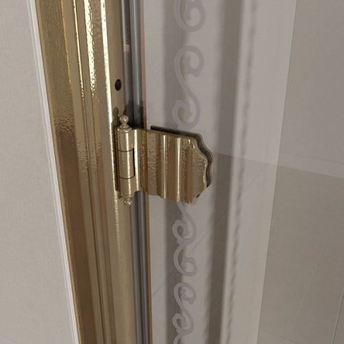 Sapho ANTIQUE 80 cm-es zuhany oldalfal, bronz (GQ5680)