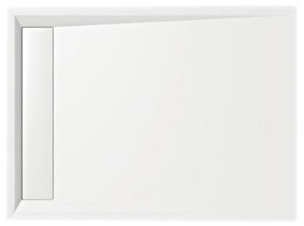 Polysan VARESA 120x90x4 cm öntöttmárvány zuhanytálca (71603)