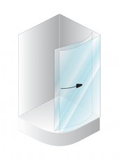 Kolpa-San Orion TKP 90x90/EN negyedköríves zuhanykabin
