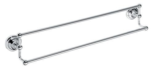 Bemeta Retro 60 cm-es dupla törölközőtartó króm színű 144304232