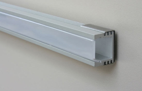 Sapho Eloxált aluminium fali profil LED szalaghoz 16x12 mm (1 méter, fali, #KL1718-1)