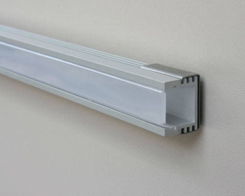 Sapho Eloxált aluminium profil LED szalaghoz 2 m fali profil 16x12 mm (KL1718-2)