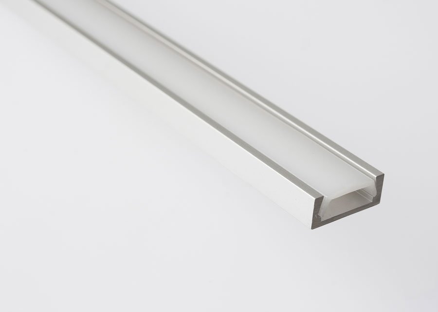 Sapho Eloxált aluminium profil LED szalaghoz fali profil 15,2x6 mm (KL1888-2)