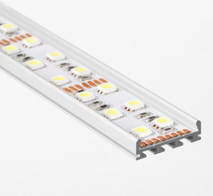 Sapho Eloxált aluminium fali profil LED szalaghoz 26x7 mm  (fali, 2 méter, #KL4574-2)