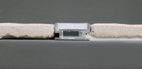 Sapho Alu profil süllyeszthető, 19,2x8,5 mm 1 m, (KL1889-1)