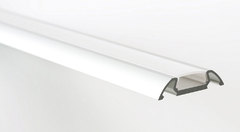 Sapho Eloxált aluminium fali profil LED szalaghoz 30x7 mm  (1 méter, fali, #KL4369-1)